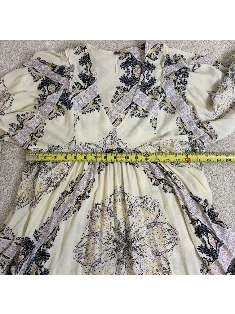 Boho Floral Mini Dress | Small | New Without Tags ✨ - Picture 9 of 12